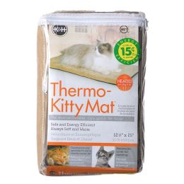 K&H Pet Products Thermo-Kitty Mat - Mocha