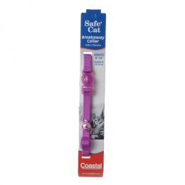 Coastal Pet Safe Cat Nylon Adjustable Breakaway Collar - Orchid