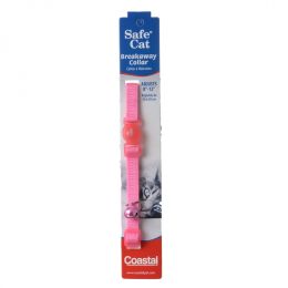 Coastal Pet Safe Cat Nylon Adjustable Breakaway Collar - Bright Pink