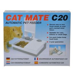 Cat Mate Automatic Pet Feeder 2-Bowl 48 Hour
