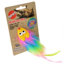 Spot Tie Dye Plush Cat Toy - Assorted Colors