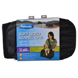 Petmate Soft Sided Kennel Cab Pet Carrier - Black (size: Large - 20"L x 11.5"W x 12"H (Up to 15 lbs))