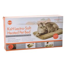 K&H Pet Products Lectro Soft Heating Bed - Indoor/Outdoor (size: Small - 18"L x 14"W x 1.5"H)
