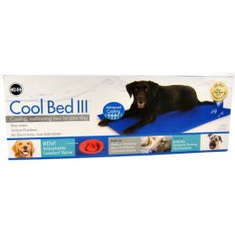 K&H Pet Products Cool Bed III with Blue Cushion (size: Large - 44" Long x 32" Wide (For Dogs up to 100 lbs))