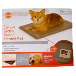 K & H Lectro-Kennel Heated Pad - Delux (size: Small - 18.5" Long x 12.5" Wide)
