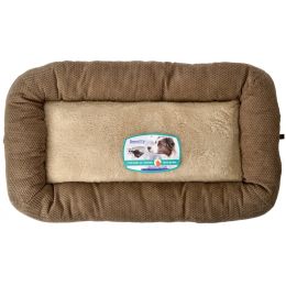 Precision Pet Mod Chic Bumper Bed - Coffee (size: 30" Crates (Pets 50 lbs))