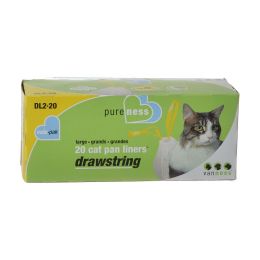 Van Ness Drawstring Cat Pan Liners (size: Large (20 Pack))