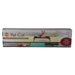 K&H Pet Cot - Chocolate Brown (size: Small - (17"L x 22"W x 7"H))