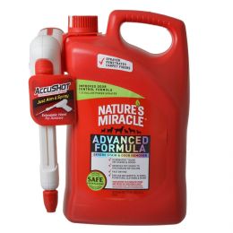 Nature's Miracle Advanced Stain & Odor Remover (size: 1.3 Gallon AccuShot Power Spray Bottle)