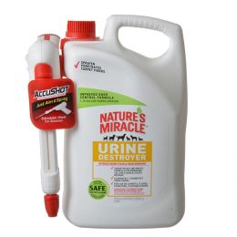 Nature's Miracle Urine Destroyer (size: 1.33 Gallon AccuShot Power Spray Bottle)